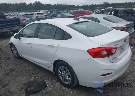 2019 Chevrolet Cruze Cvt (Fleet Orders Only) из США, поврежденный, VIN 1G1BJ5SM9K7103553